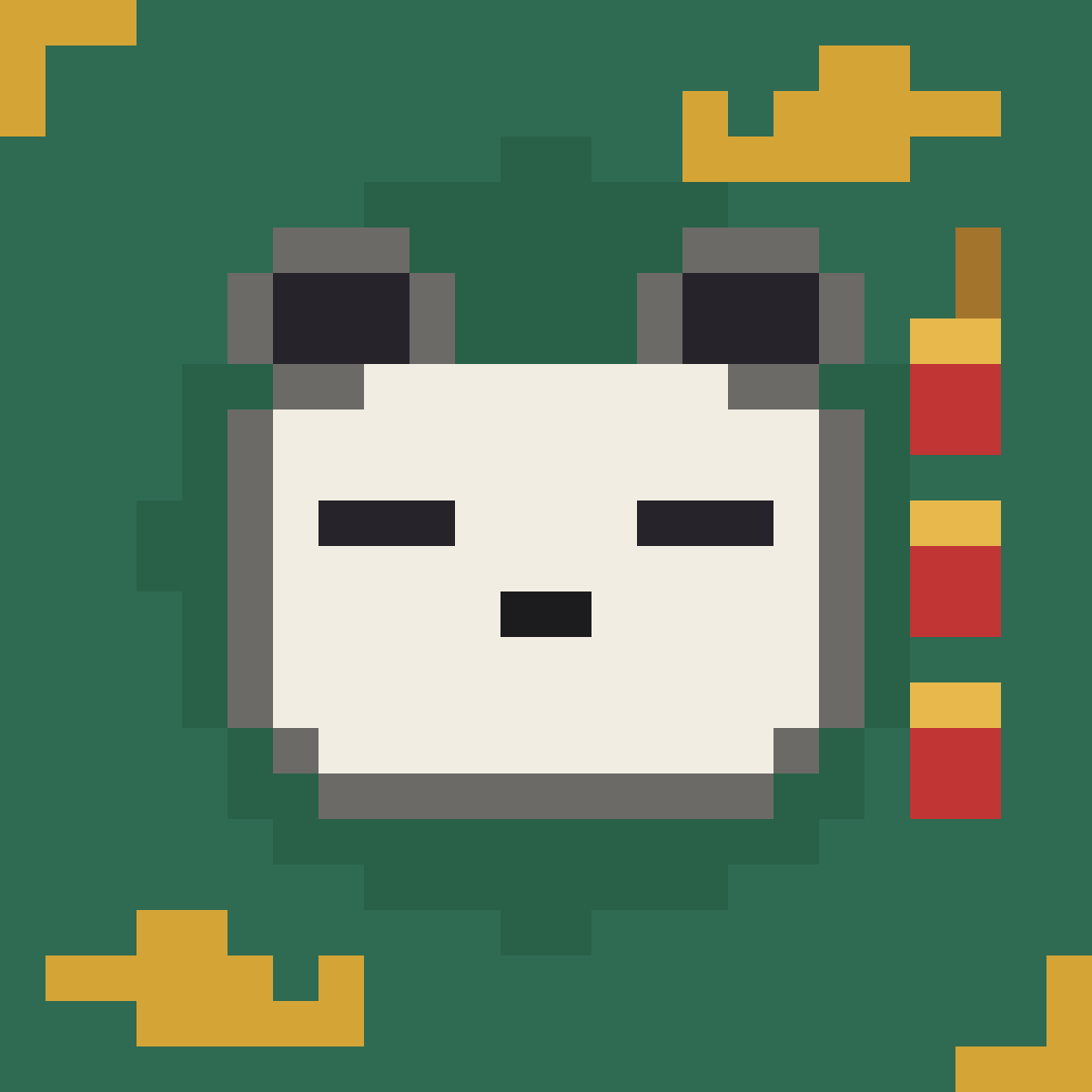 BAOBAO #067 像素熊猫