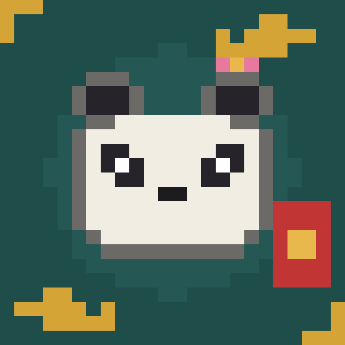 BAOBAO #077 像素熊猫
