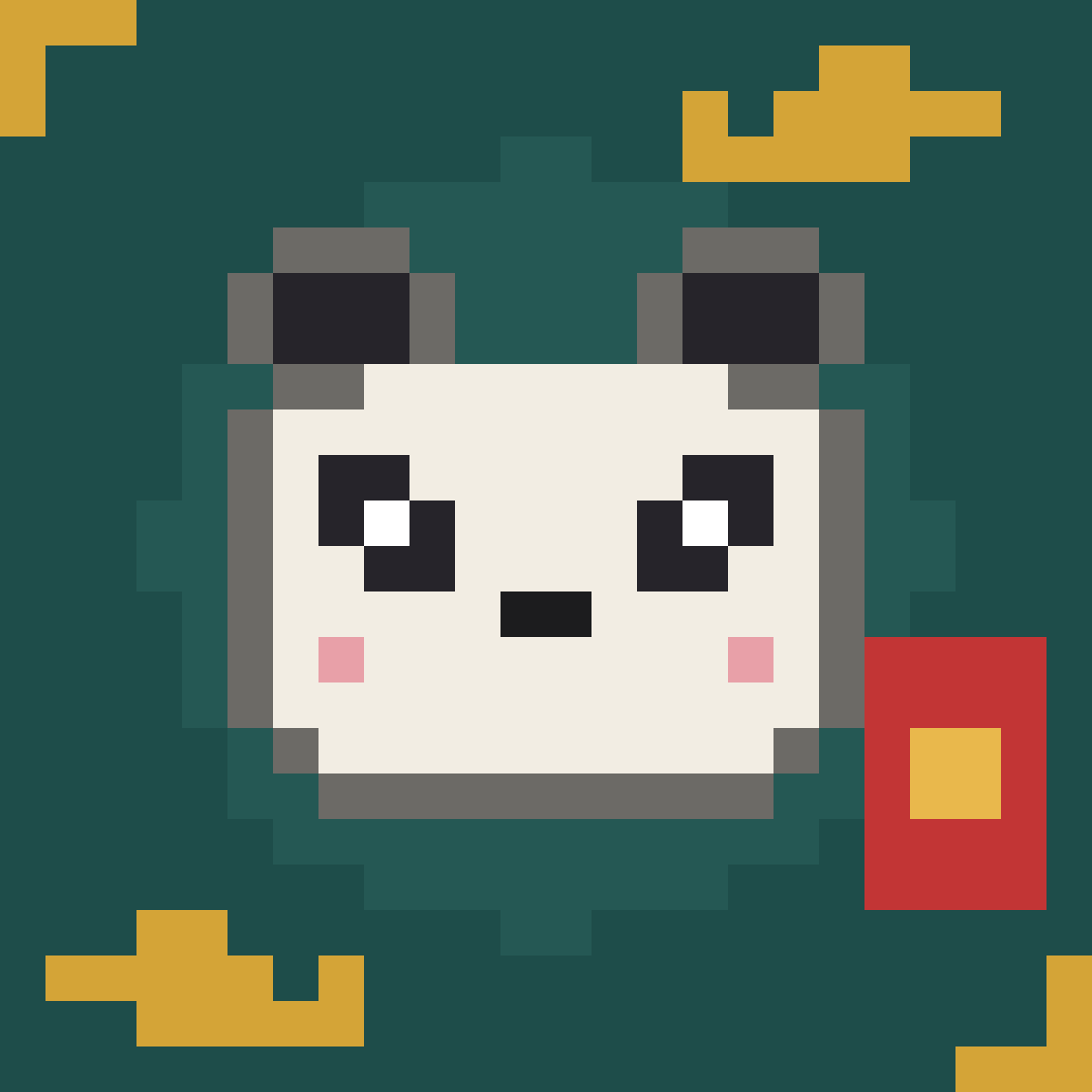BAOBAO #078 像素熊猫